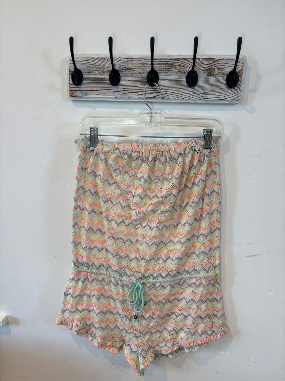 Victoria's Secret Chevron Drawstring Romper. Size M